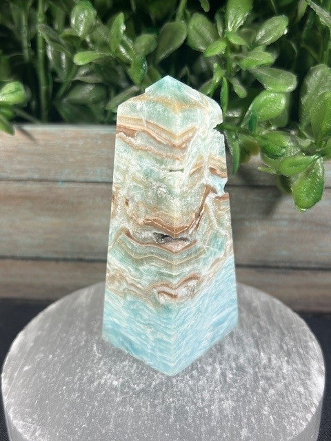 Blue Aragonite Tower