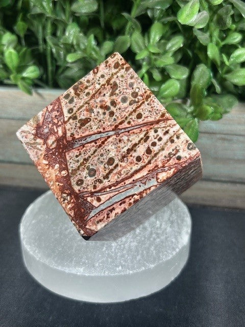 Leopard Skin Jasper Cube