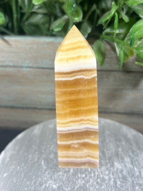 Orange Calcite Tower
