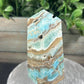 Blue Aragonite Tower