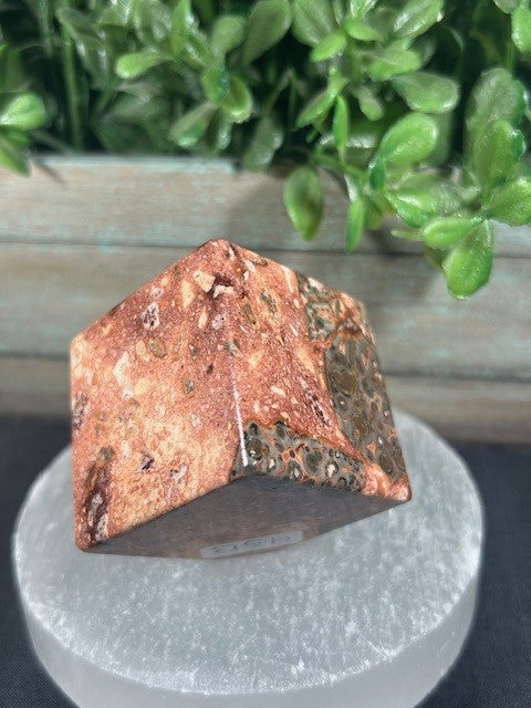 Leopard Skin Jasper Cube