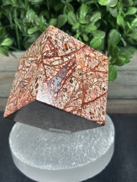 Leopard Skin Jasper Cube