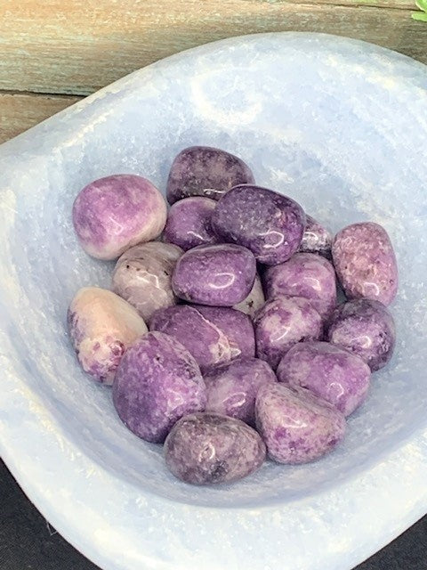 Lepidolite Tumbles