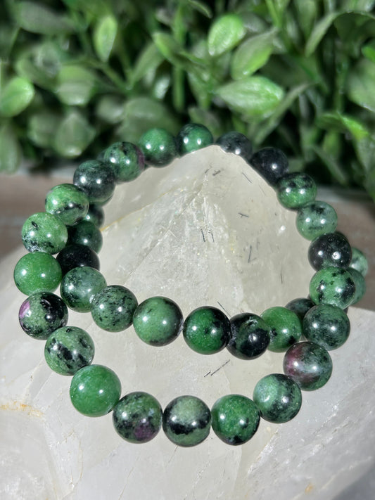 Ruby Zoisite Bracelet
