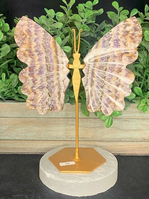 Amethyst Butterfly on stand
