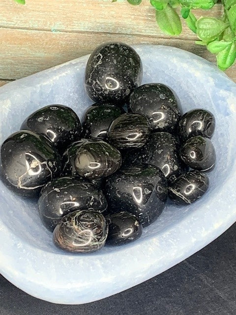 Black Tourmaline Tumbles