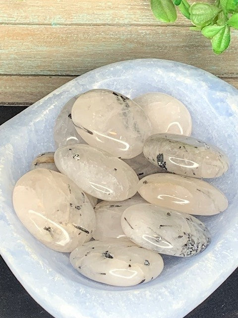 Black Rutilated Quartz Palms