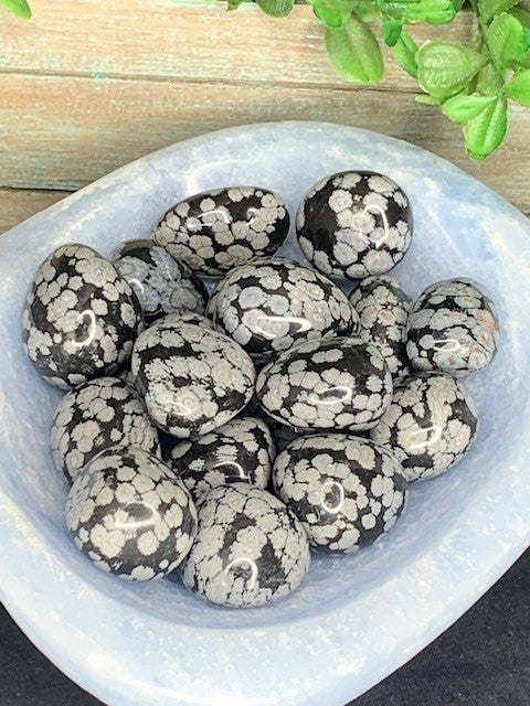 Snowflake Obsidian Tumbles