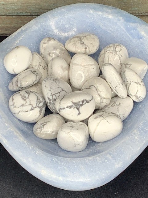White Howlite Tumbles
