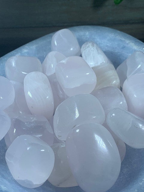 Pink Mangano Calcite Tumbles